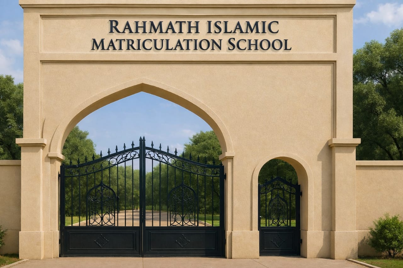Students at Rahmath Islamic Matriculation School